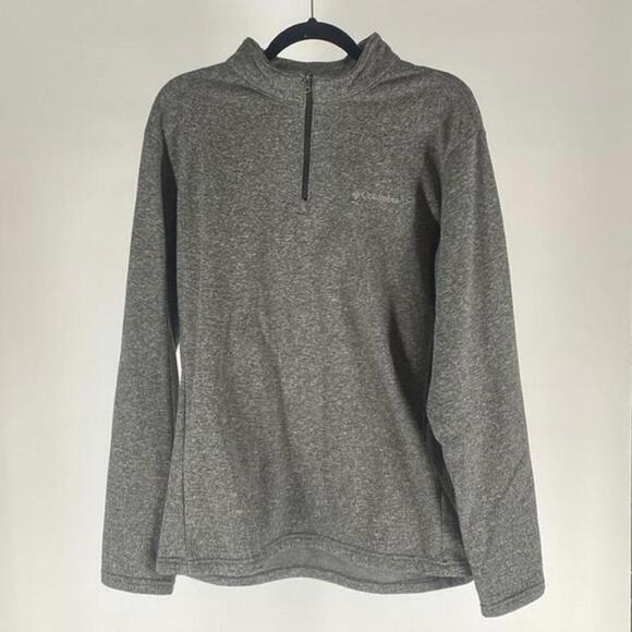 Columbia Men's Gray Half-Zip Pullover - Picture 1 of 2